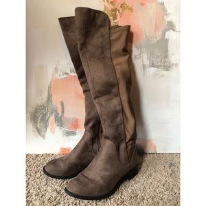 💕Summer Sale💕 Brown Suede Riding Boots